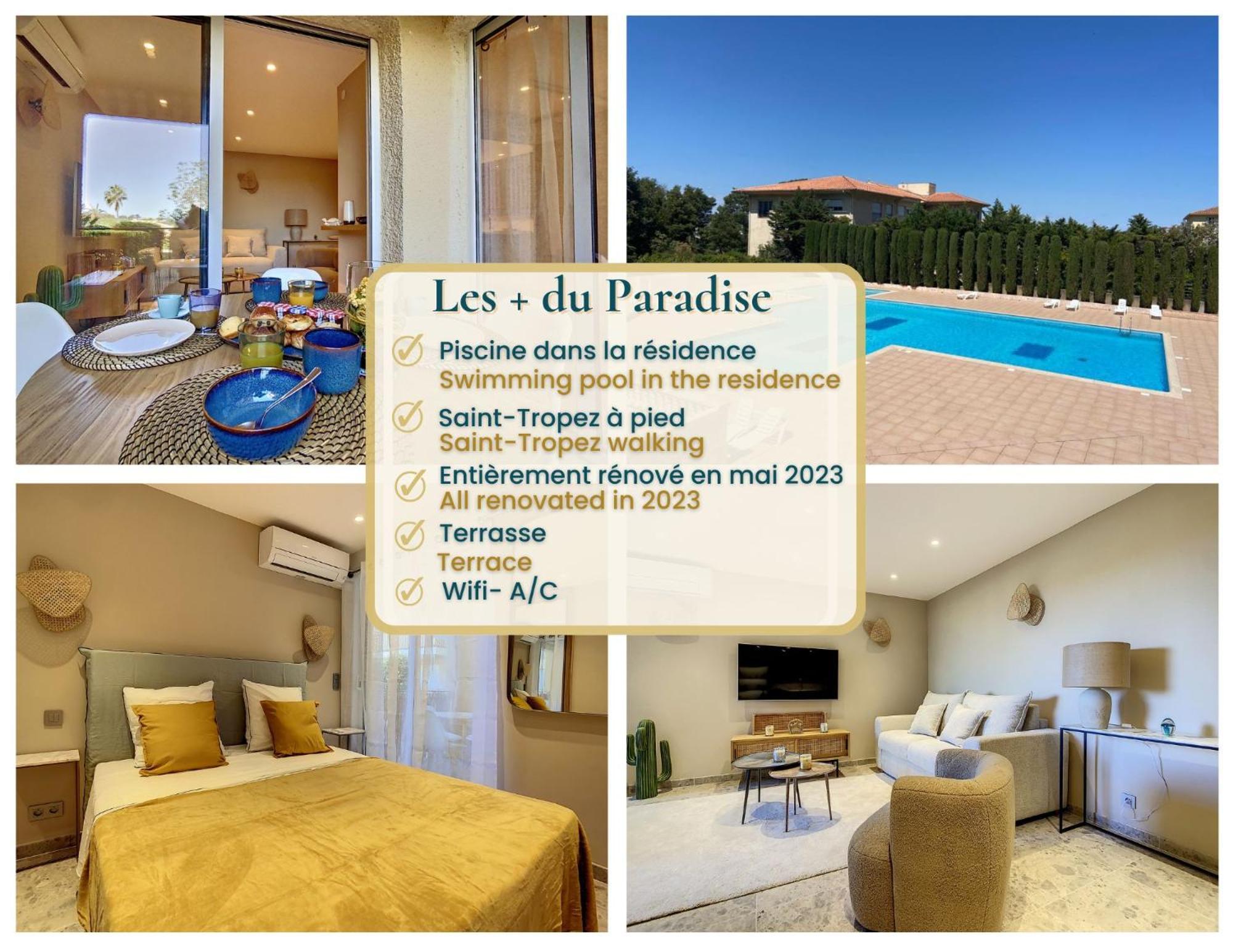 Paradise- Saint-tropez- Piscine Appartement Saint-Tropez